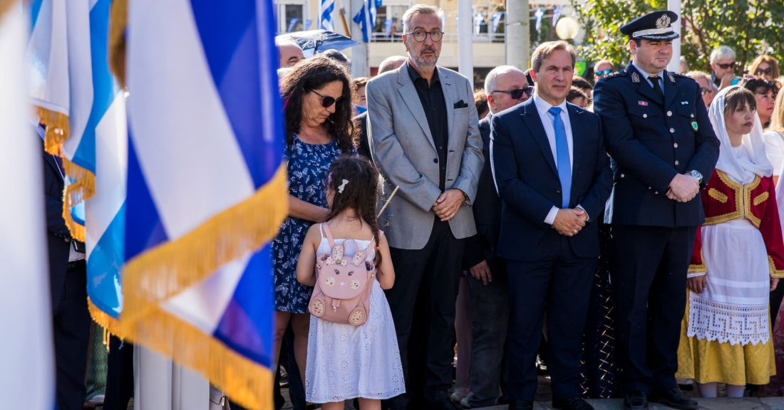Στον Δήμο Αγ. Δημητρίου ο βουλευτής της ΝΙΚΗΣ Νίκος Βρεττός στον εορτασμό της 28ης Οκτωβρίου