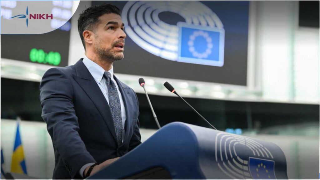 Αναδιώτης μιλά στην Ολομέλεια του Ευρωπαϊκού Κοινοβουλίου, υπερασπιζόμενος τη θέση του κατά της «woke» ατζέντας και της σχετικής Έκθεσης για τα δικαιώματα των γυναικών