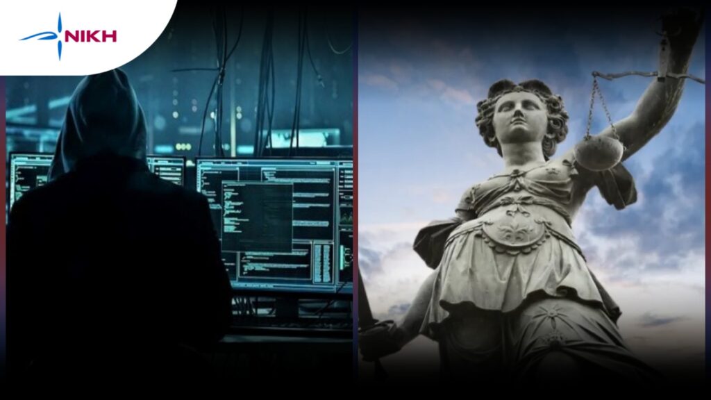 Λογότυπο της ΝΙΚΗΣ και ανακοίνωση του Γραφείου Τύπου σχετικά με την απόφαση του Μονομελούς Πλημμελειοδικείου για τις τηλεφωνικές υποκλοπές και τις πολιτικές ευθύνες