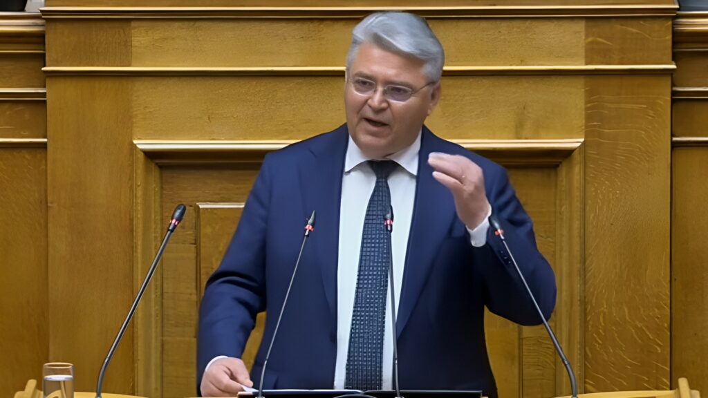 Δ. Νατσιός: «Ο Μητσοτακισμός είναι καθεστώς παρακμής που σαπίζει τα θεμέλια του κράτους» Νατσιός: Σφοδρή επίθεση στη Βουλή με αιχμές για «Μητσοτακισμό» ως σύστημα αναξιοκρατίας, καταγγελίες για κατάρρευση θεσμών και προειδοποίηση για πορεία παρακμής της χώρας