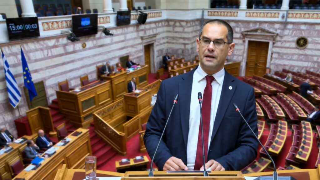 Ο βουλευτής Λαρίσης της ΝΙΚΗΣ, Γεώργιος Ρούντας, μιλά στην Ολομέλεια της Βουλής για την ελληνική οικογένεια, το δημογραφικό, τη Δικαιοσύνη και την προστασία των θεσμών.