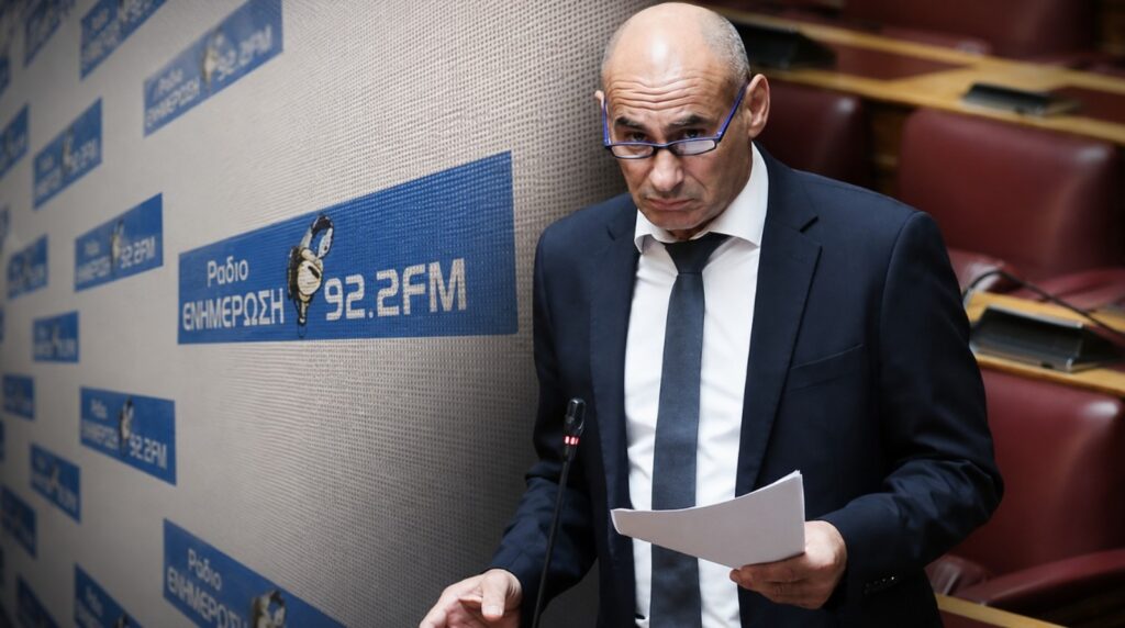 Κ. Δελβερούδης: «Το σύστημα ξαναστήνει τον Τσίπρα ως σανίδα σωτηρίας της Νέας Δημοκρατίας» Ο βουλευτής της ΝΙΚΗΣ Κομνηνός Δελβερούδης σε ραδιοφωνική παρέμβαση στο Ράδιο Ενημέρωση 92,2.