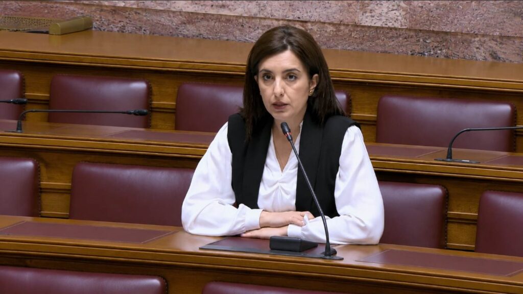 Η Βουλευτής Β1 Βόρειου Τομέα Αθηνών της ΝΙΚΗΣ, Ασπασία Κουρουπάκη, στην Επιτροπή Κοινωνικών Υποθέσεων της Βουλής για το νομοσχέδιο του Ταμείου Καινοτομίας στην Υγεία
