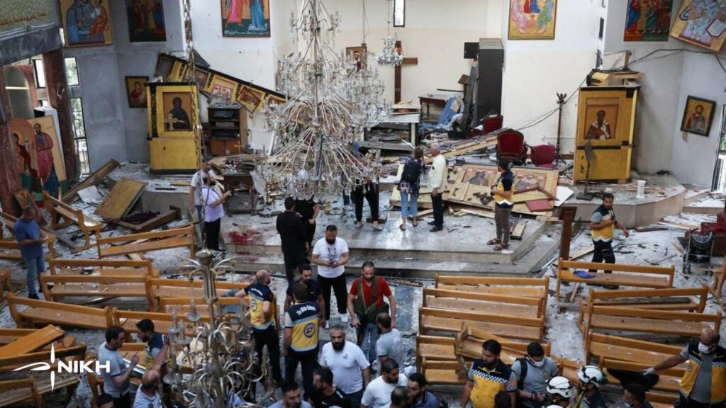 Ορθόδοξος ναός στη Συρία σε κλίμα εγκατάλειψης και αγωνίας, με αναφορά στους διωγμούς της Ρωμαίικης κοινότητας και την ανάγκη προστασίας των χριστιανικών μειονοτήτων