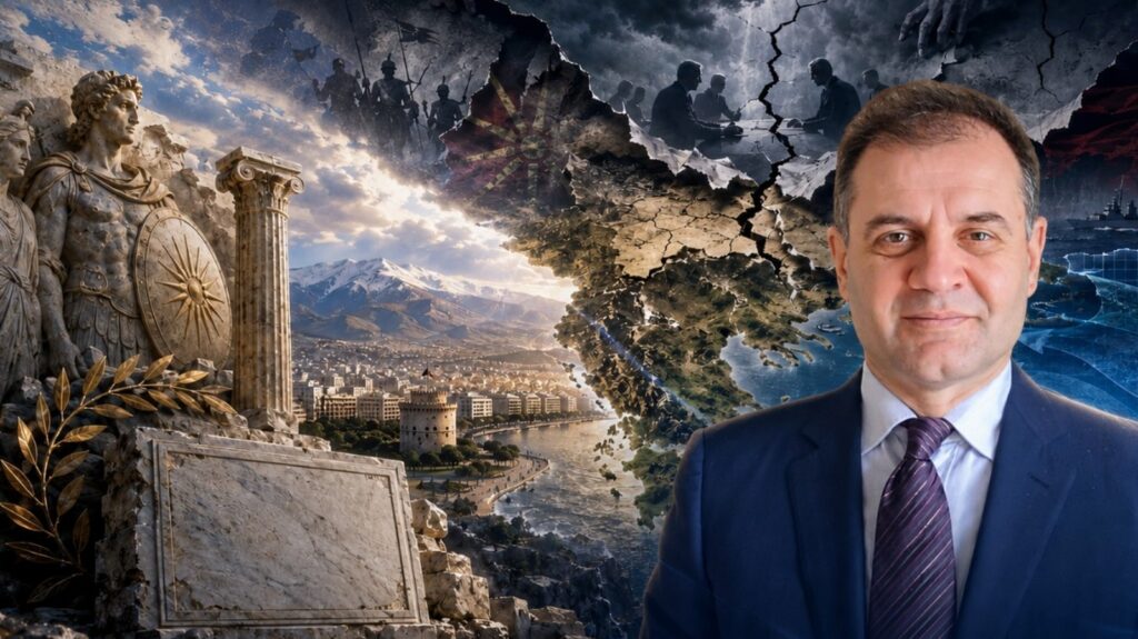 Ανδρέας Σταλίδης: «Οι Πρέσπες παραβιάζονται, η κυβέρνηση σιωπά και η Τουρκία χτίζει τη ”Γαλάζια” της φαντασίωση» Ο Ανδρέας Σταλίδης, Υπεύθυνος της Θεματικής Ομάδας Ευρωπαϊκών Υποθέσεων της ΝΙΚΗΣ, σε πολιτική παρέμβαση για τη Συμφωνία των Πρεσπών, τη ρήση του Στράβωνα και τις παραβιάσεις των Σκοπίων