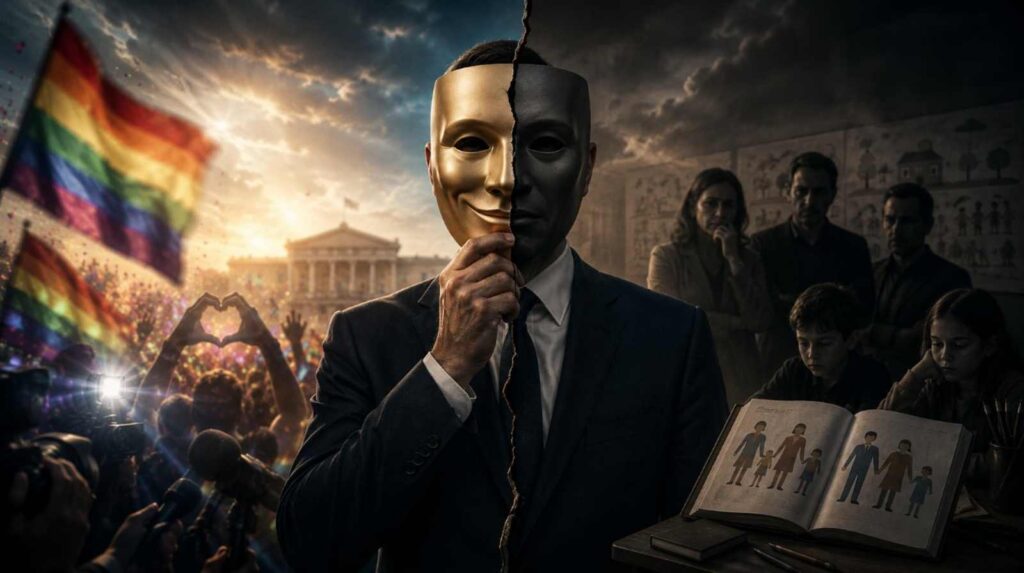 Η Νέα Δημοκρατία της υποκρισίας: Άλλα στα Pride, άλλα στις κάμερες, άλλα στα σχολεία