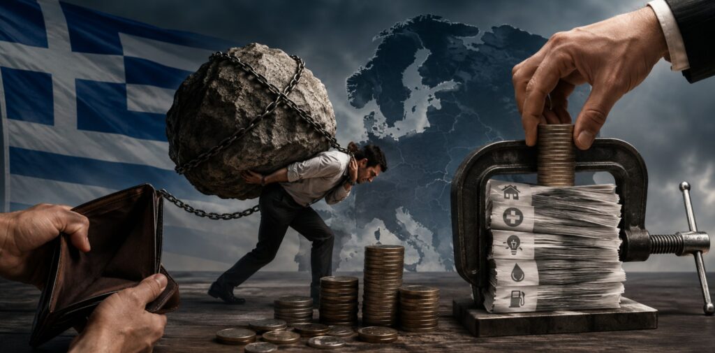 Πρωταθλήτρια Ευρώπης στην υπερφορολόγηση της εργασίας η Ελλάδα του Μητσοτάκη Η Ελλάδα πρωταθλήτρια στην Ευρωπαϊκή Ένωση στην υπερφορολόγηση της μισθωτής εργασίας, με συνολική επιβάρυνση 44,8% το 2024