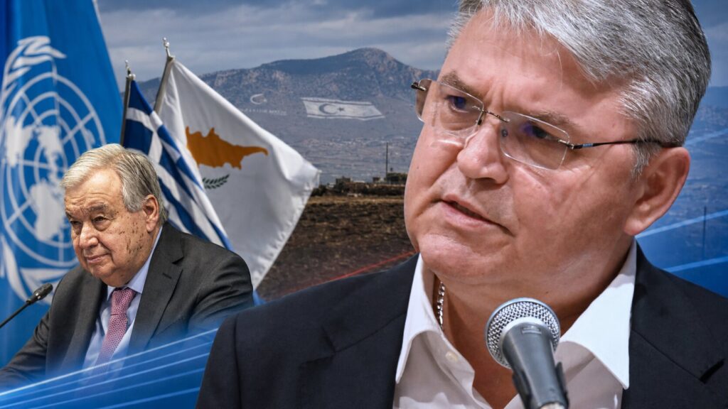 Ο Πρόεδρος της Κοινοβουλευτικής Ομάδας της ΝΙΚΗΣ, Δημήτριος Νατσιός, αναλύει τις νέες πρωτοβουλίες του ΟΗΕ για το Κυπριακό, τις αξιώσεις της Τουρκίας και τη στάση που οφείλουν να τηρήσουν Ελλάδα και Κύπρος
