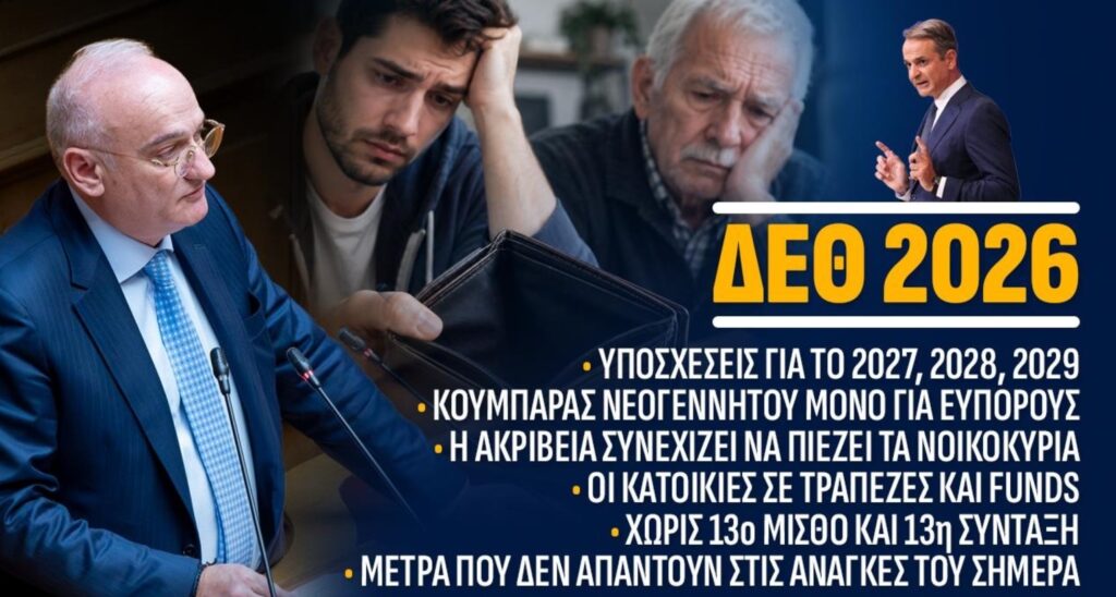 Ο Βουλευτής Β2 Δυτικού Τομέα Αθηνών της ΝΙΚΗΣ Ανδρέας Βορύλλας σχολιάζει τις εξαγγελίες της ΔΕΘ 2026