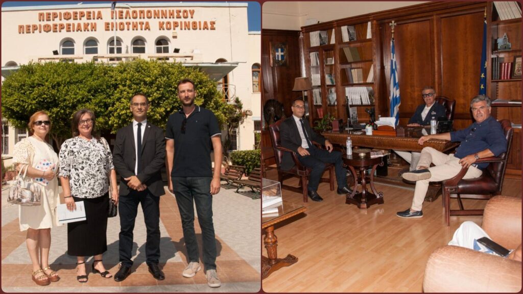 Θεσμική συνάντηση του Αντιπροέδρου της ΝΙΚΗΣ Γιώργου Ρούντα με τον Αντιπεριφερειάρχη Κορινθίας Ο Αντιπρόεδρος της ΝΙΚΗΣ Γιώργος Ρούντας συναντήθηκε με τον Αντιπεριφερειάρχη Κορινθίας για ζητήματα της περιοχής και της τοπικής κοινωνίας