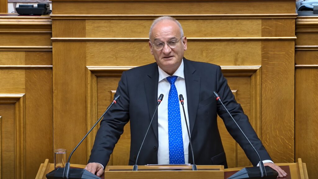 Βορύλλας: «Επτά χρόνια κυβέρνησης και τώρα μοιράζουν μεταχρονολογημένες υποσχέσεις με προεκλογικό περιτύλιγμα» Ο βουλευτής Β2 Δυτικού Τομέα Αθηνών της ΝΙΚΗΣ Ανδρέας Βορύλλας στο βήμα της Βουλής κατά τη συζήτηση για το Μνημόνιο Συνεργασίας με το Ελληνορθόδοξο Πατριαρχείο Ιεροσολύμων