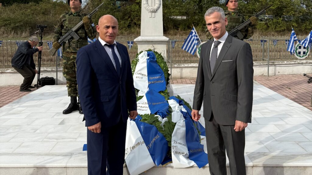 Εκδήλωση μνήμης στο Μνημείο Δημητρίου Σβορώνου για την απελευθέρωση της Κατερίνης
