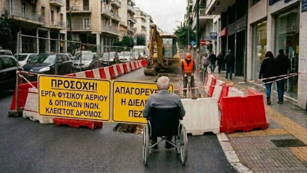 Νίκη Αχαΐας: Όχι «εκπτώσεις» στα δικαιώματα των ΑμεΑ λόγω έργων Η ΝΙΚΗ Αχαΐας ζητά άμεσα μέτρα για την προστασία των θέσεων στάθμευσης ΑμεΑ που επηρεάζονται από έργα φυσικού αερίου και οπτικών ινών στην Πάτρα