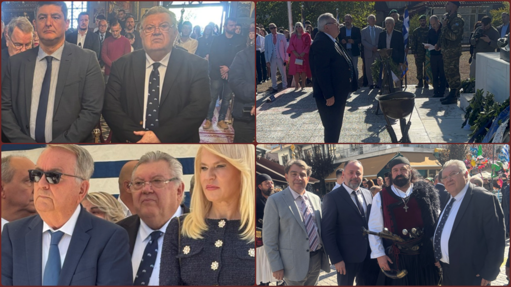 Ο Τάσος Οικονομόπουλος στις εκδηλώσεις για την 114η επέτειο Απελευθέρωσης των Γιαννιτσών