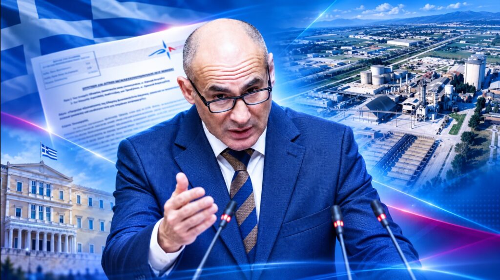 Κομνηνός Δελβερούδης, βουλευτής Πιερίας της ΝΙΚΗΣ – Κοινοβουλευτική παρέμβαση για την Ελληνική Βιομηχανία Ζάχαρης, τα κλειστά εργοστάσια και την επανεκκίνηση της εγχώριας παραγωγής