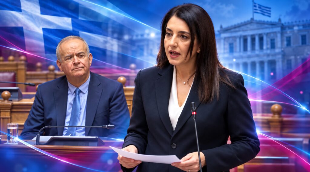 Η Ασπασία Κουρουπάκη έφερε στη Βουλή καταγγελίες για λογαριασμούς τρίτων, παράνομη εργασία, τροχαίες παραβάσεις και κατασχεμένα δίκυκλα στον χώρο του delivery